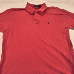 Polo Ralph Lauren Short Sleeve Collared Polo Shirt Mens Size Extra Large XL Red